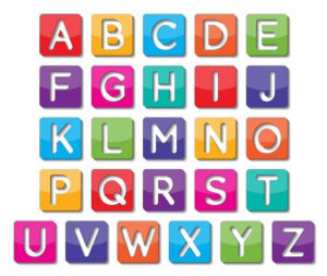 creative writing english alphabets